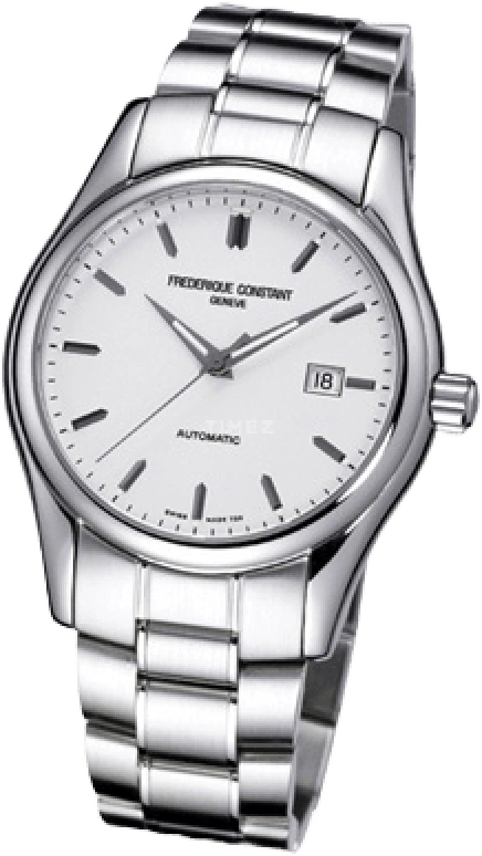 Frederique Constant,Index 43mm,43mm,Stainless Steel,Silver,Automatic,Day,38hours,FC,FC-303S6B6B