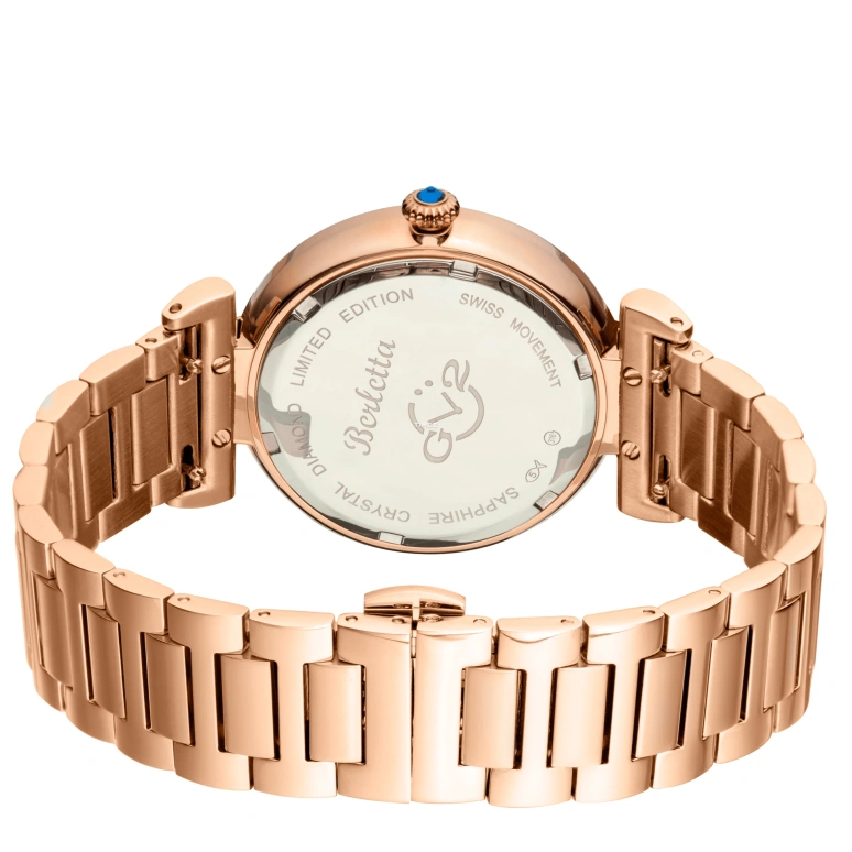 Gevril,Berletta 37mm,37mm,Stainless Steel,White,Quartz,Day,Sapphire,1502
