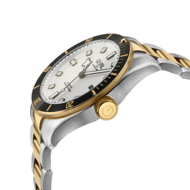 Gevril,Yorkville 43mm,43mm,Stainless Steel,White,Automatic,Day,38hours,48615B