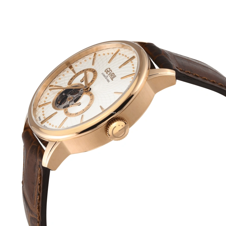 Gevril,Mulberry 42mm,42mm,Stainless Steel,White,Automatic,Ion-X,Round,9612
