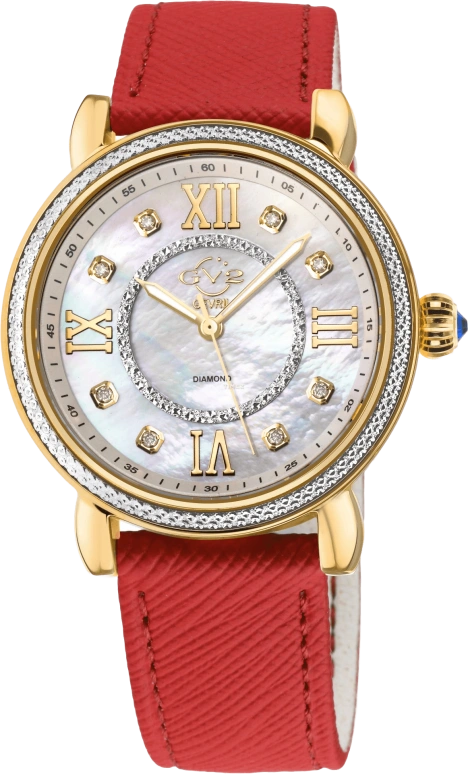 Gevril,Marsala 37mm,37mm,Stainless Steel,Silver White,White,Quartz,Sapphire,Crystal Glass,Round,9866,9866-V4