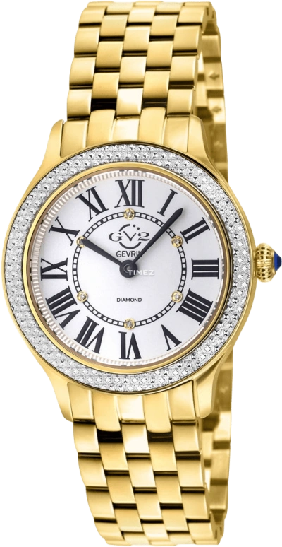 Gevril,Milan 32mm,32mm,Stainless Steel,White,Quartz,Sapphire,Round,12161B