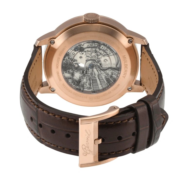 Gevril,Mulberry 42mm,42mm,Stainless Steel,White,Automatic,Ion-X,Round,9612