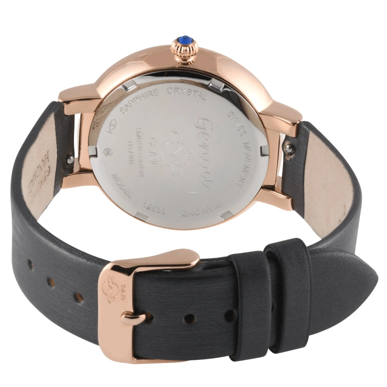 Gevril,Genoa 37mm,37mm,Stainless Steel,White,Quartz,Sapphire,Round,12533S