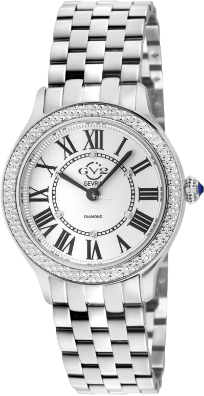 Gevril,Milan 32mm,32mm,Stainless Steel,White,Quartz,Sapphire,Round,12160B