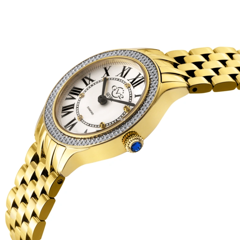 Gevril,Milan 32mm,32mm,Stainless Steel,White,Quartz,Sapphire,Round,12161B