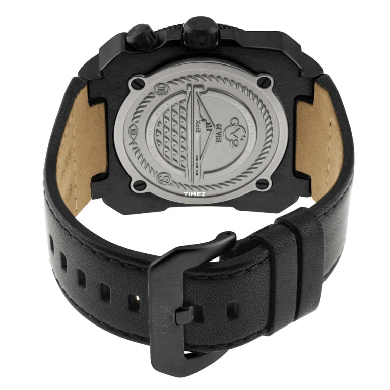 Gevril,XO Submarine 48mm,48mm,Stainless Steel,Black,Automatic,Day,Dule Time,4554