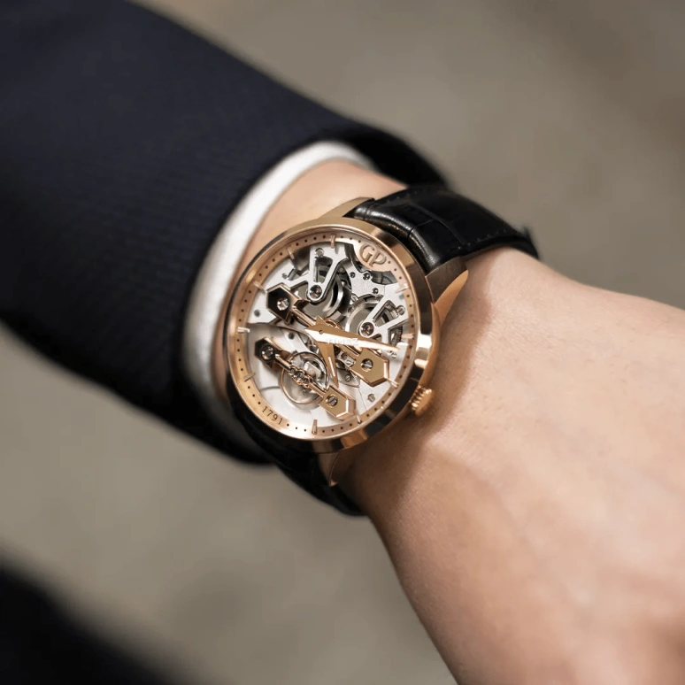 Girard-Perregaux,Bridges 45mm,45mm,Pink Gold,Skeleton,Automatic,Tourbillon,48hours,86000,86000-52-001-BB6A