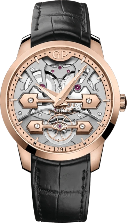 Girard-Perregaux,Bridges 45mm,45mm,Pink Gold,Skeleton,Automatic,Tourbillon,48hours,86000,86000-52-001-BB6A