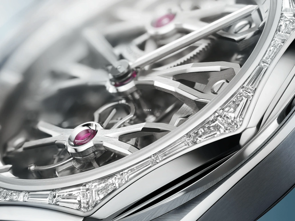 芝柏,桂冠 41毫米,41毫米,精钢,白金,银色,自动上弦,陀飞轮,55小时,99112,99112-58S3451-1CM