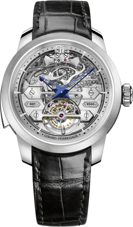 Girard-Perregaux,Bridges 45mm,45mm,White Gold,60hours,In-house Caliber,Sapphire,Crystal Glass,99820,99820-53-002-BA6A