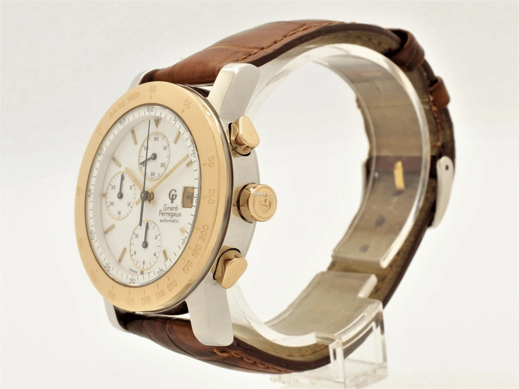 芝柏,其它 38毫米,38毫米,不锈钢,白色,自动上弦,计时,日历,7000 GBM