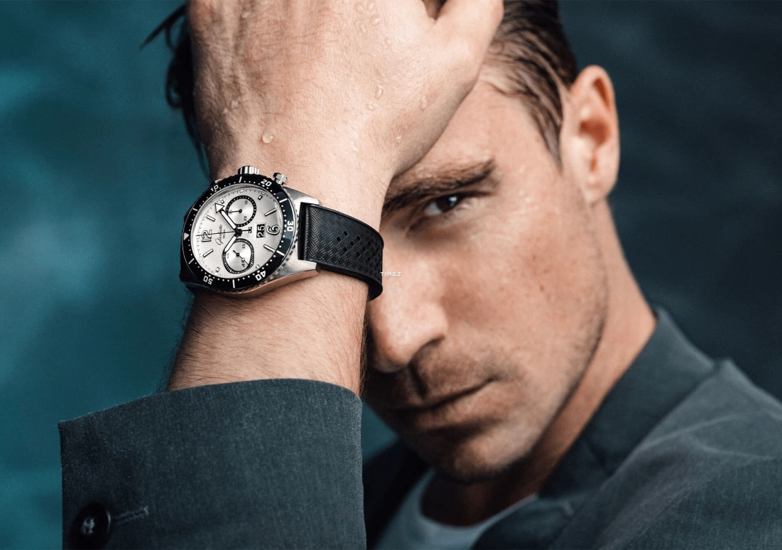Glashütte Original,SeaQ 43.20mm,43.20mm,Stainless Steel,White,Automatic,Chronograph,Flyback,Big Date,1,1-37-23-03-80-70