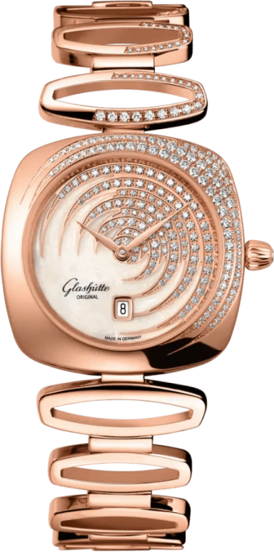 Glashütte Original,Pavonina 31mm,31mm,Red Gold,White,Quartz,Date,35712hours,1,1-03-01-03-15-11