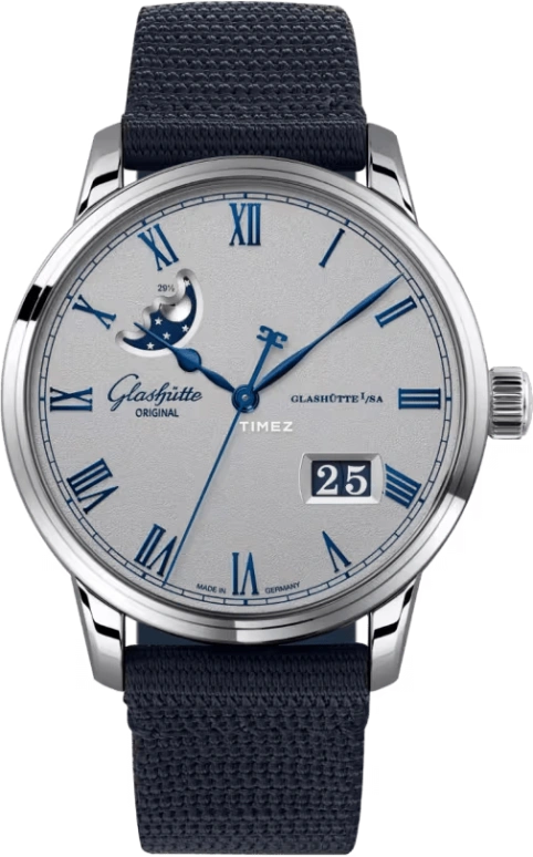 Glashütte Original,Other 40mm,40mm,Stainless Steel,Grey,Automatic,Moonphase,Big Date,1,1-36-24-02-02-64