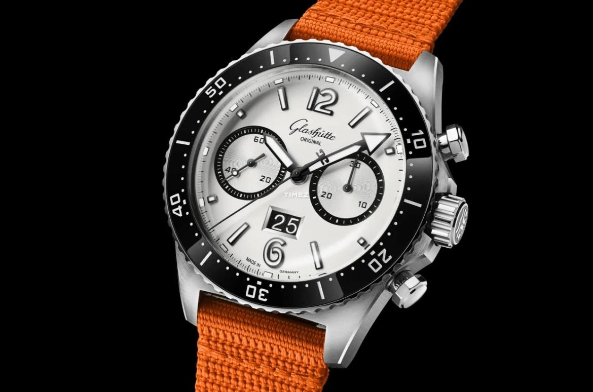 Glashütte Original,SeaQ 43.20mm,43.20mm,Stainless Steel,White,Automatic,Chronograph,Flyback,Big Date,1,1-37-23-03-80-70