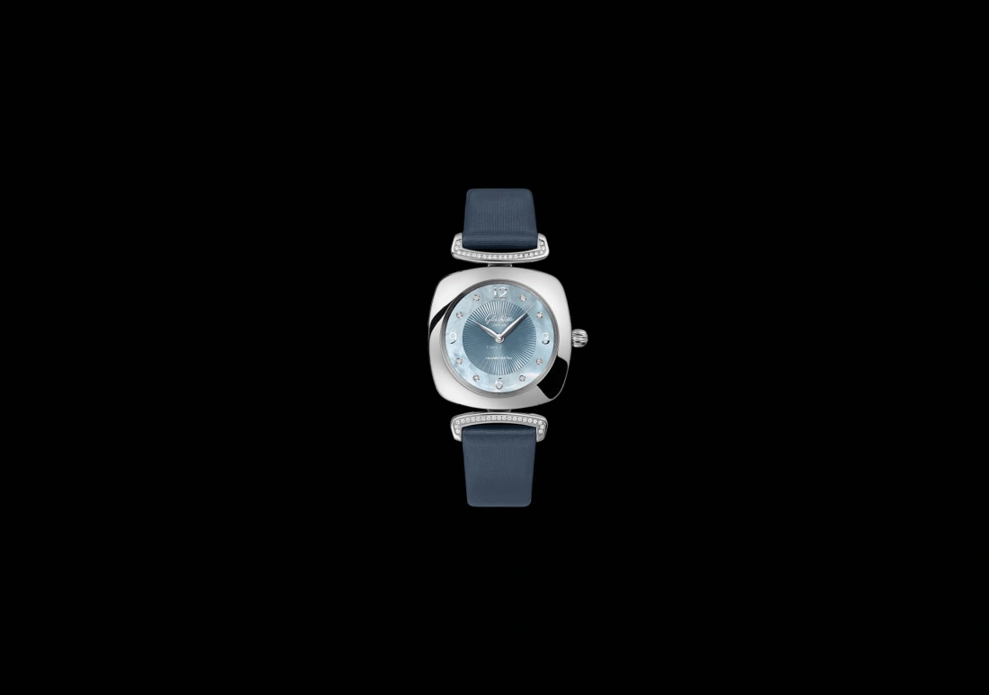 Glashütte Original,Pavonina 7.50mm,7.50mm,Stainless Steel,Blue,Quartz,Day,35712hours,1,1-03-02-06-12-34