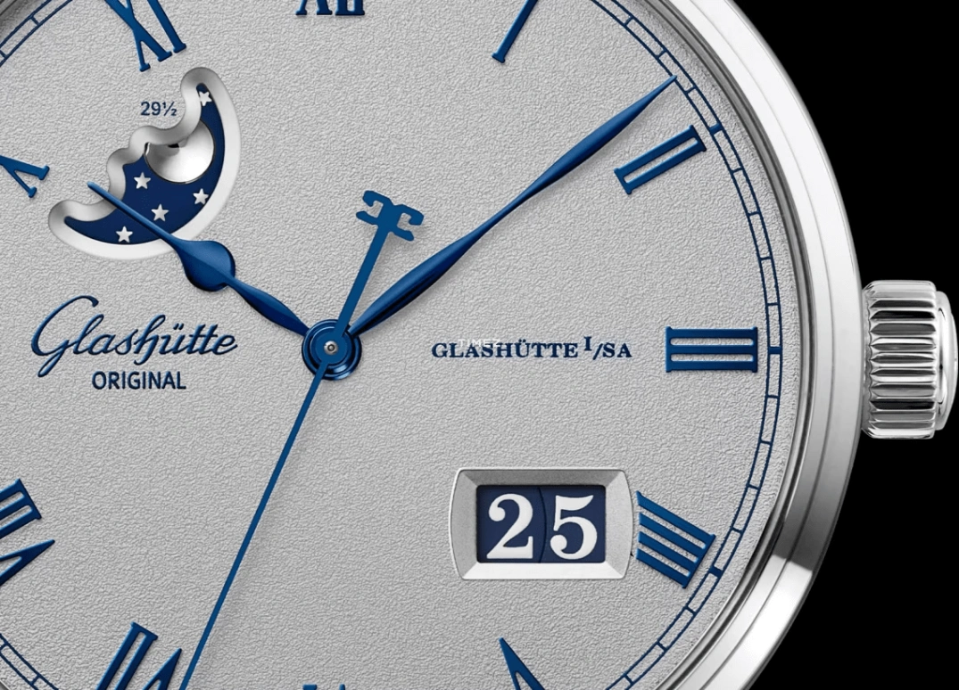 Glashütte Original,Other 40mm,40mm,Stainless Steel,Grey,Automatic,Moonphase,Big Date,1,1-36-24-02-02-64