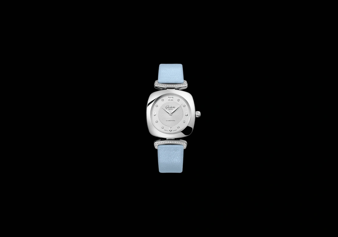 Glashütte Original,Pavonina 7.50mm,7.50mm,Stainless Steel,Silver,Quartz,Day,35712hours,1,1-03-02-12-12-35