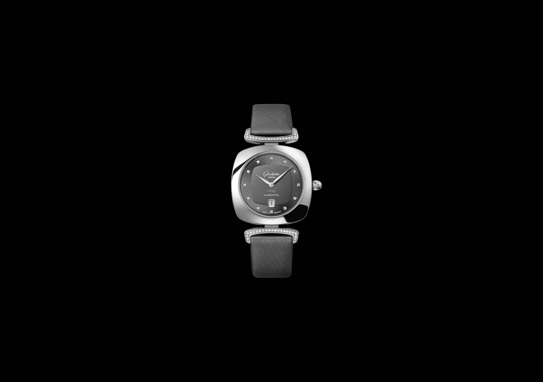 Glashütte Original,Pavonina 31mm,31mm,Stainless Steel,Grey,Quartz,Date,35712hours,1,1-03-01-06-12-02