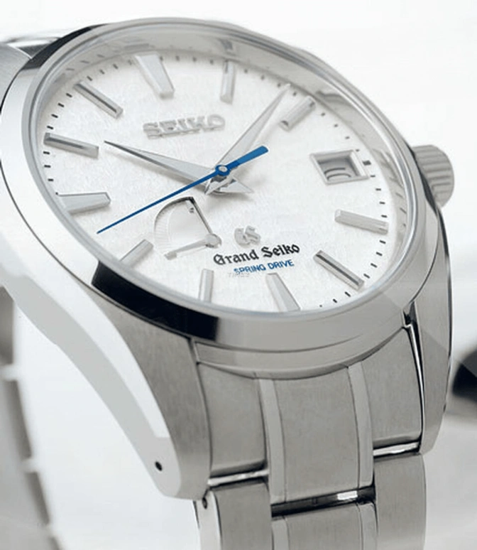 Grand Seiko,Grand Seiko 41mm,41mm,Titanium,Silver White,Spring Drive,Day,Power Reserve Indicator,Anti-magnetic,SBGA011G