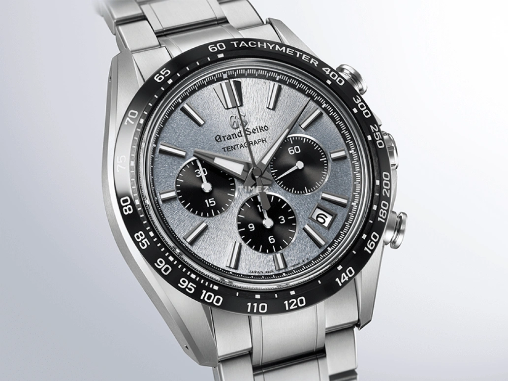 Grand Seiko,Evolution 9 43.20mm,43.20mm,Titanium,Ceramic,Silver,Automatic,Chronograph,Day,Anti-magnetic,SLGC007G