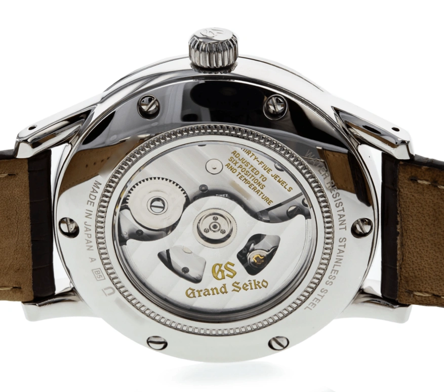 冠蓝狮,Grand Seiko 39.50毫米,39.50毫米,不锈钢,米黄色,自动上弦,日历,自制机芯,SBGR061G