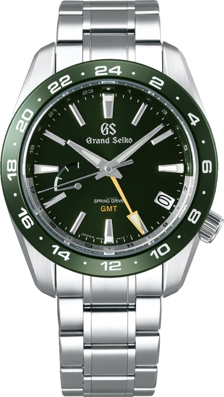 Grand Seiko,Sport 40.50mm,40.50mm,Stainless Steel,Zirconium,Ceramic,Green,Spring Drive,Day,Dule Time,SBGE257G