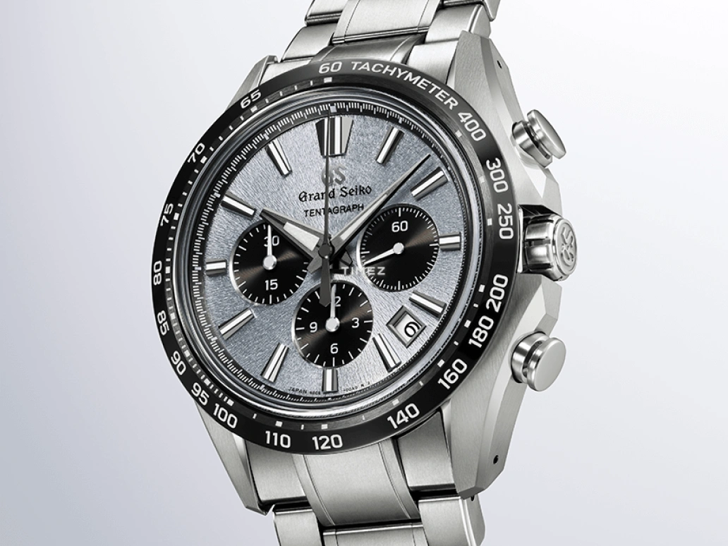 Grand Seiko,Evolution 9 43.20mm,43.20mm,Titanium,Ceramic,Silver,Automatic,Chronograph,Day,Anti-magnetic,SLGC007G