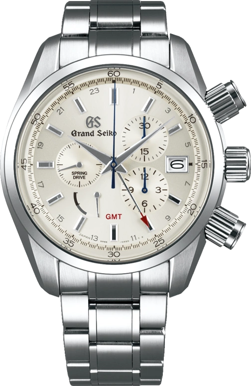 Grand Seiko,Spring Drive 43.50mm,43.50mm,Stainless Steel,Beige,Spring Drive,Chronograph,Day,Power Reserve Indicator,Dule Time,72hours,In-house Caliber,SBGC201G