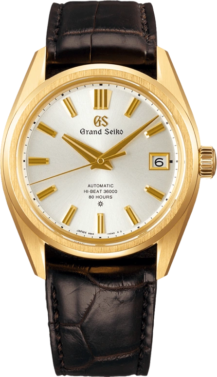 Grand Seiko,Mechanical 40mm,40mm,Yellow Gold,White,Automatic,Day,80hours,SLGH002G