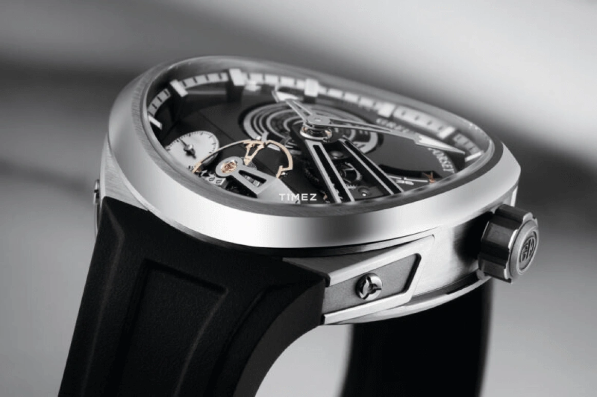 Greubel Forsey,Collection Convexe 41.50mm,41.50mm,Titanium,Black,Handwound,Power Reserve Indicator,Tonneau,Balancier 3 BLACK