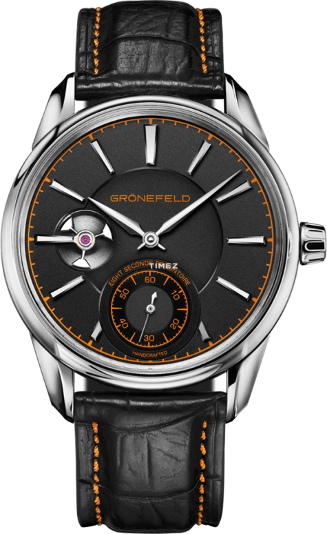 Grönefeld 1941恒定动力 1941 Remontoire Constant Force Black Dial WG
