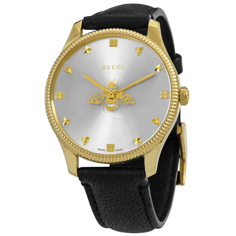 古驰,G-Timeless 36毫米,36毫米,不锈钢,黄金,银色,石英,蓝宝石,水晶玻璃,圆形,681757 I86A0 8727