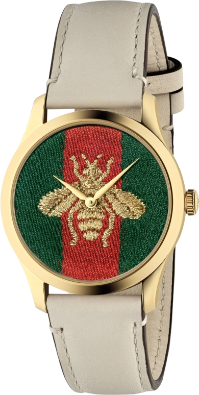 GUCCI,G-Timeless 38mm,38mm,Yellow Gold,Gold,Red,Green,Sapphire,Crystal Glass,Gold,YA1264128