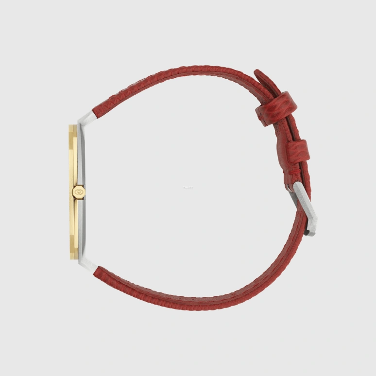 古驰,Gucci 25H 34毫米,34毫米,精钢,黄金色,石英,蓝宝石,水晶玻璃,枕形,750601 IEEA0 9811