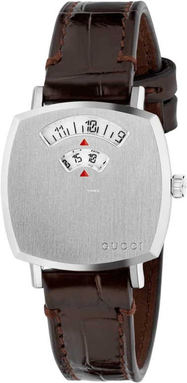 GUCCI,Grip 27mm,27mm,Stainless Steel,Silver,Quartz,Sapphire,Glass,Cushion,705963 I18V0 8650