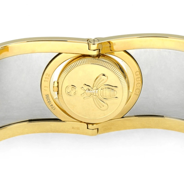 GUCCI,Twirl 23.50mm,23.50mm,Stainless Steel,Gold,Quartz,Sapphire,Crystal Glass,Round,YA112443