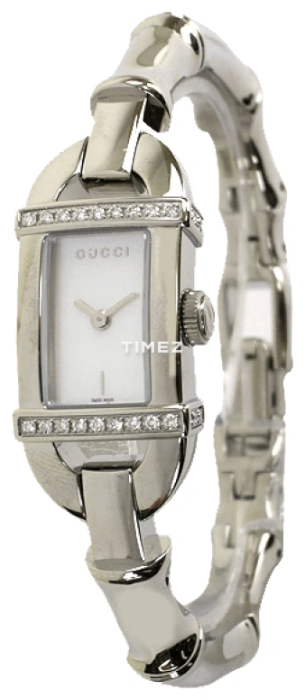 GUCCI,Gucci 16.50x32.50mm,16.50x32.50mm,Stainless Steel,White,Quartz,Sapphire,Crystal Glass,Rectangular,YA068566