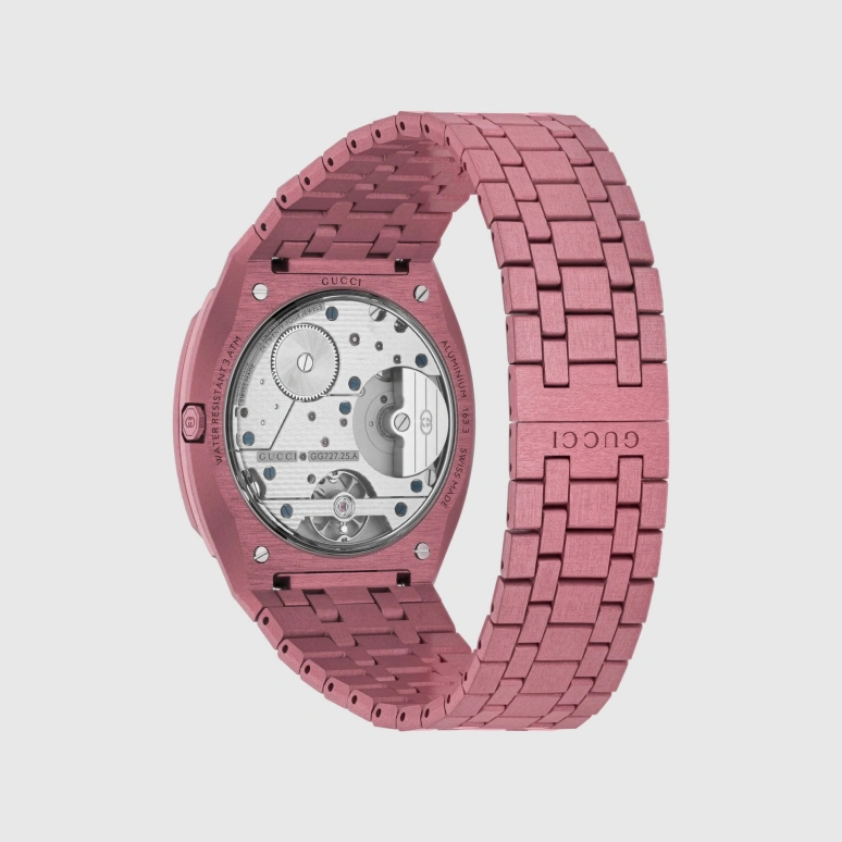 GUCCI,Gucci 25H ,Aluminium,Pink,Sapphire,Crystal Glass,YA163314