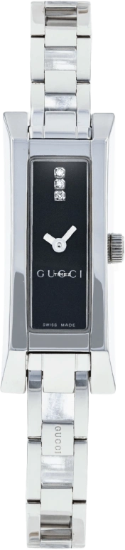 古驰,Gucci 17毫米,17毫米,精钢,黑色,蓝宝石,水晶玻璃,YA110514