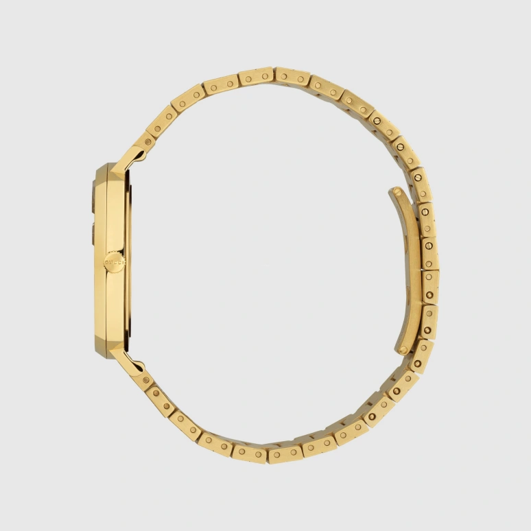 GUCCI,Grip 35mm,35mm,Stainless Steel,Yellow Gold,Gold,Closed,YA157403