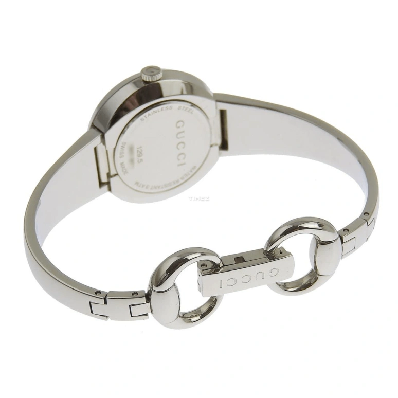 GUCCI,Other 28mm,28mm,Stainless Steel,Silver,Quartz,Sapphire,Crystal Glass,Round,YA129503