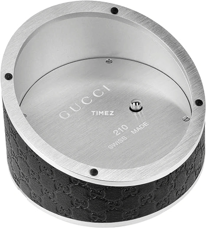 古驰,Gucci 100毫米,100毫米,不锈钢,黑色,石英,蓝宝石,圆形,YC210008