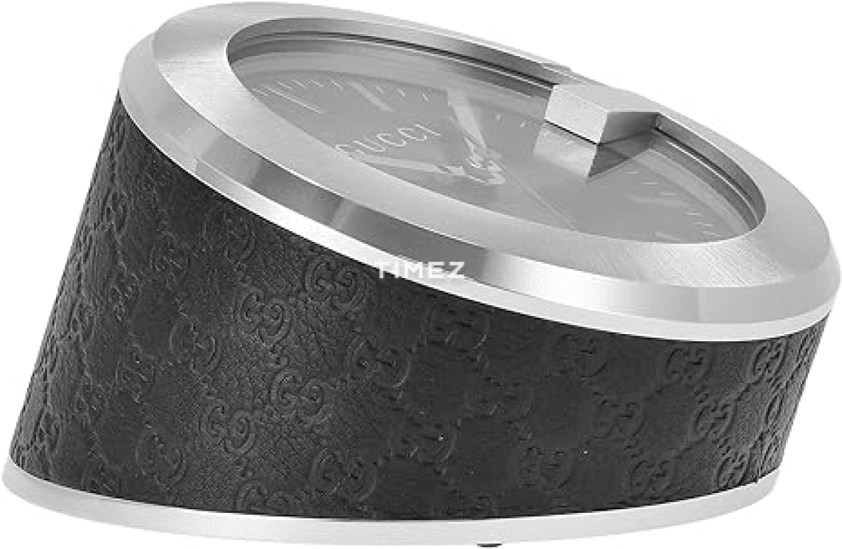 古驰,Gucci 100毫米,100毫米,不锈钢,黑色,石英,蓝宝石,圆形,YC210008