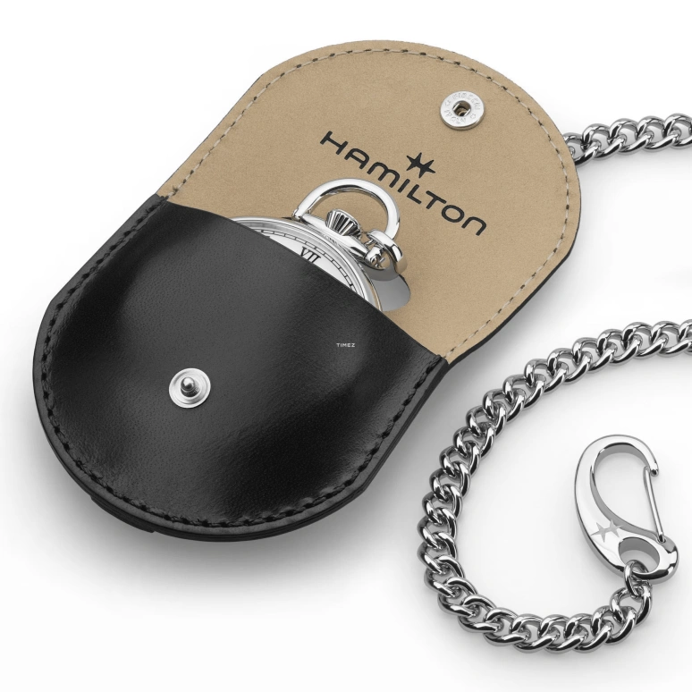 Hamilton,American Classic 50mm,50mm,Stainless Steel,White,Handwound,46hours,Sapphire,H89819120