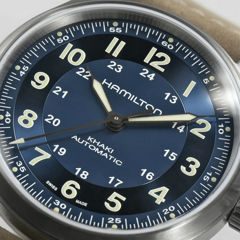 Hamilton,Khaki Field 42mm,42mm,Titanium,Black,Automatic,80hours,In-house Caliber,H70545540