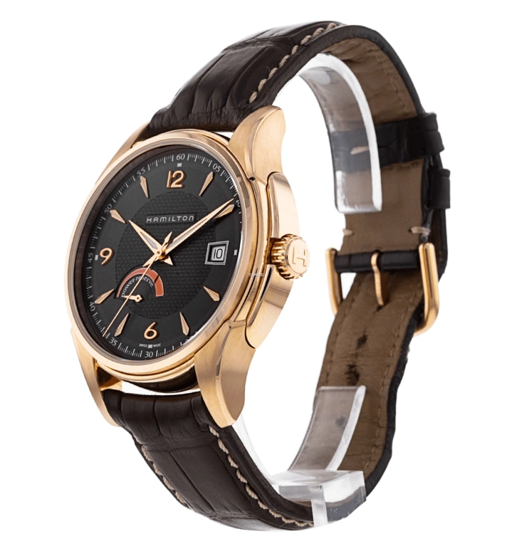 Hamilton,Jazzmaster 40mm,40mm,Rose Gold,Black,Automatic,Day,Power Reserve Indicator,H32549595