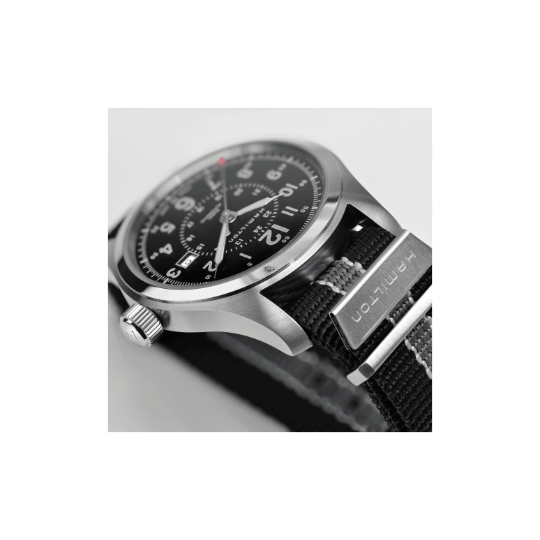 Hamilton,Khaki Field 42mm,42mm,Stainless Steel,Black,Automatic,Day,80hours,H70605730