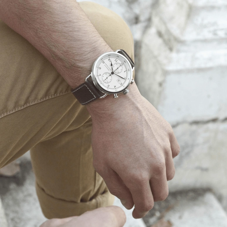 Hamilton,Khaki Navy 44mm,44mm,Stainless Steel,White,Automatic,60hours,In-house Caliber,H77706553